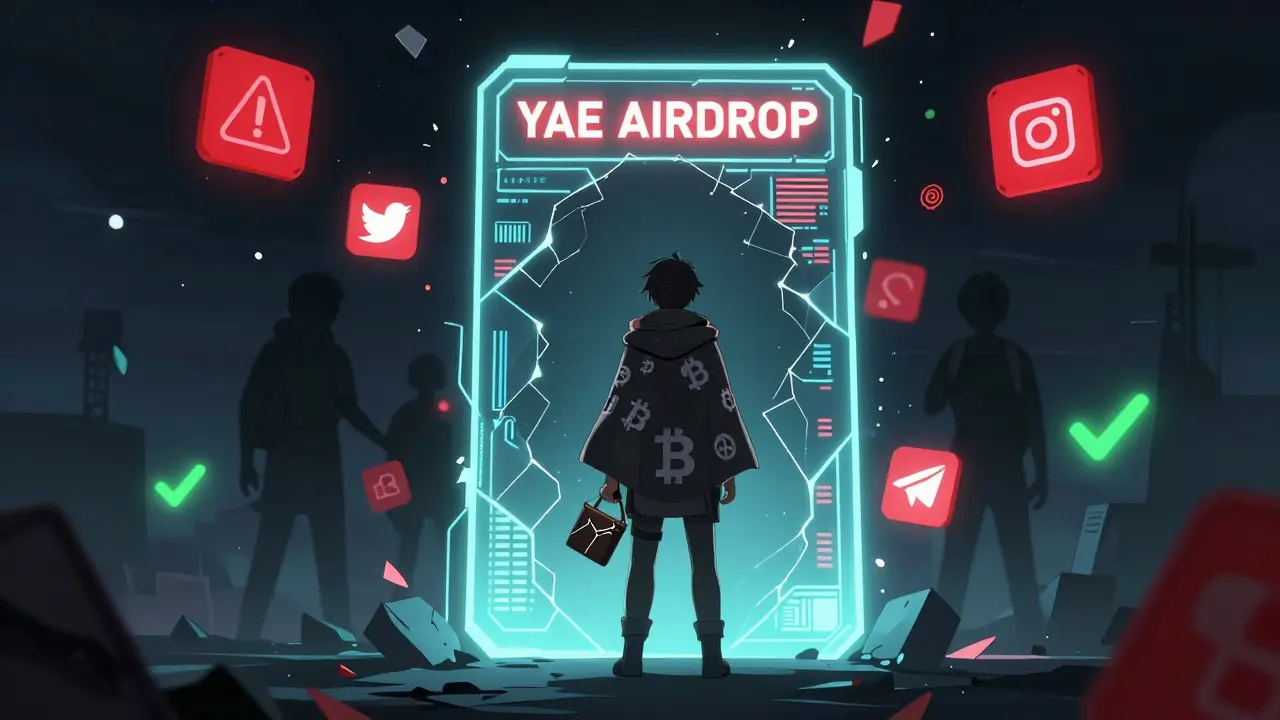 YAE Cryptonovae Airdrop: What We Know and How to Stay Safe