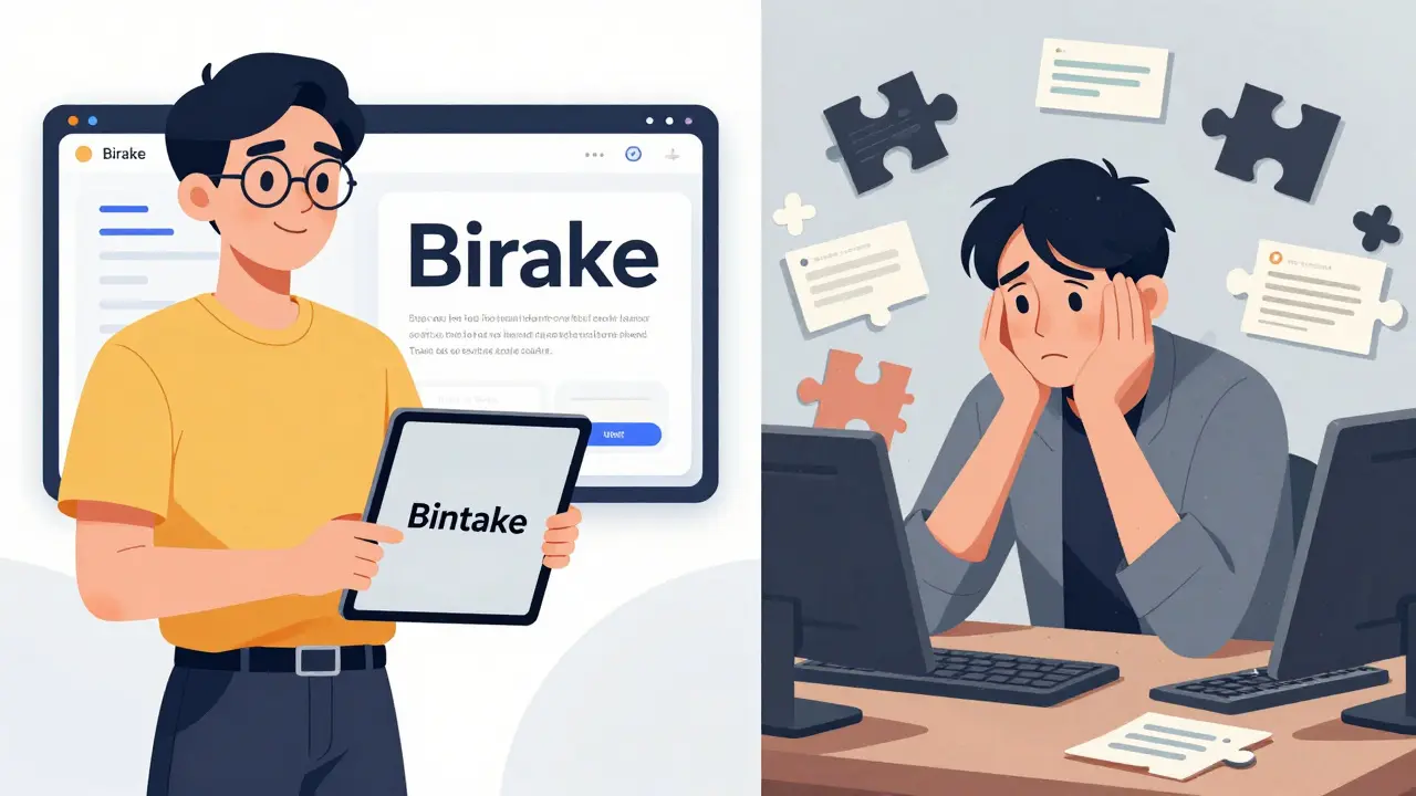 Anime split scene showing an entrepreneur building a platform vs a confused trader.