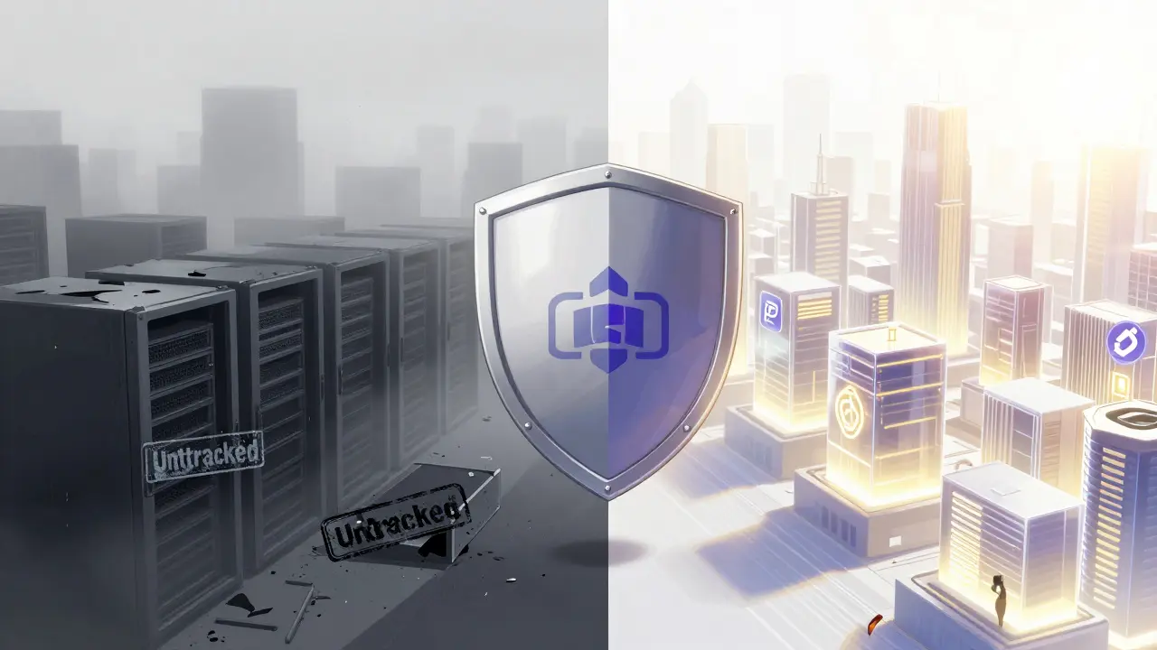 Contrast between empty scam servers and safe exchanges