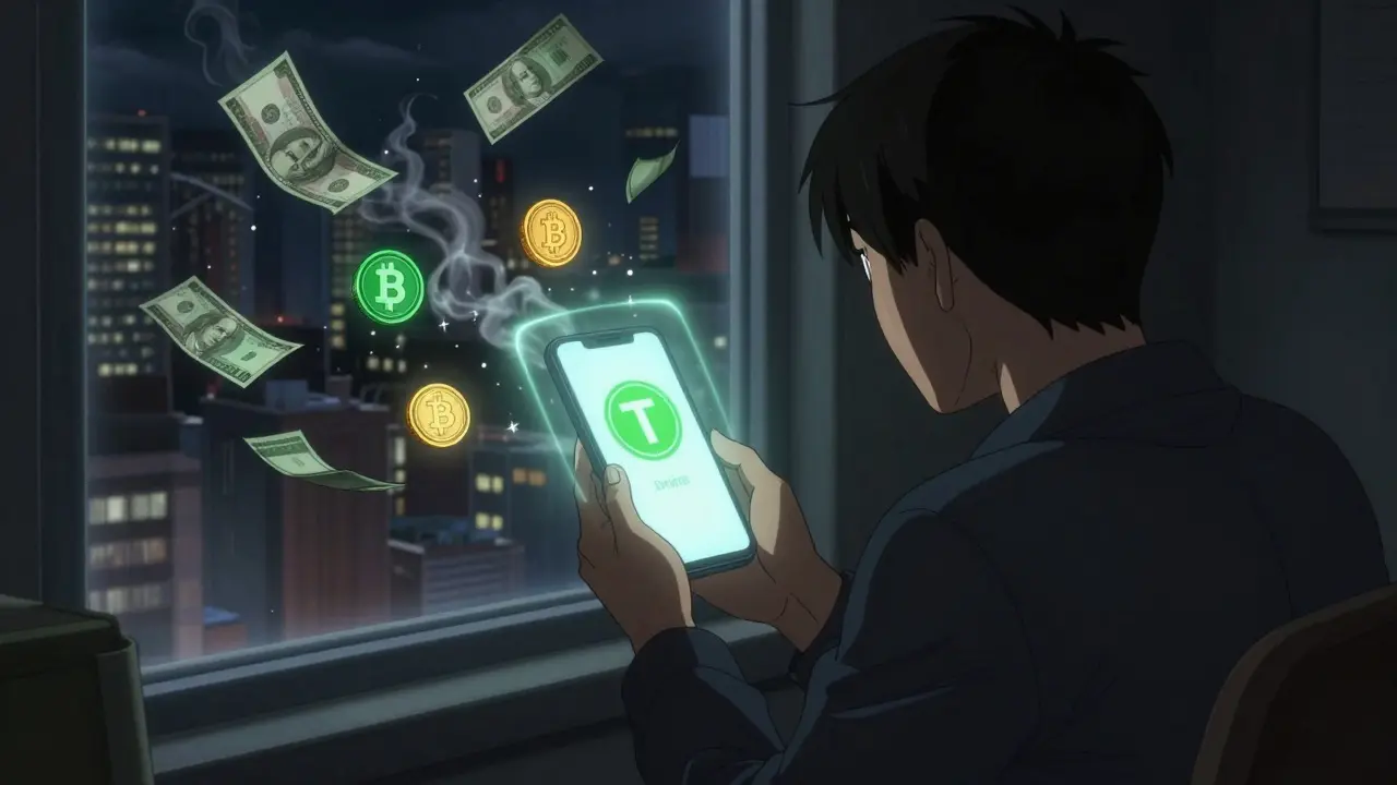 Person protecting wealth with crypto as Naira currency fades away