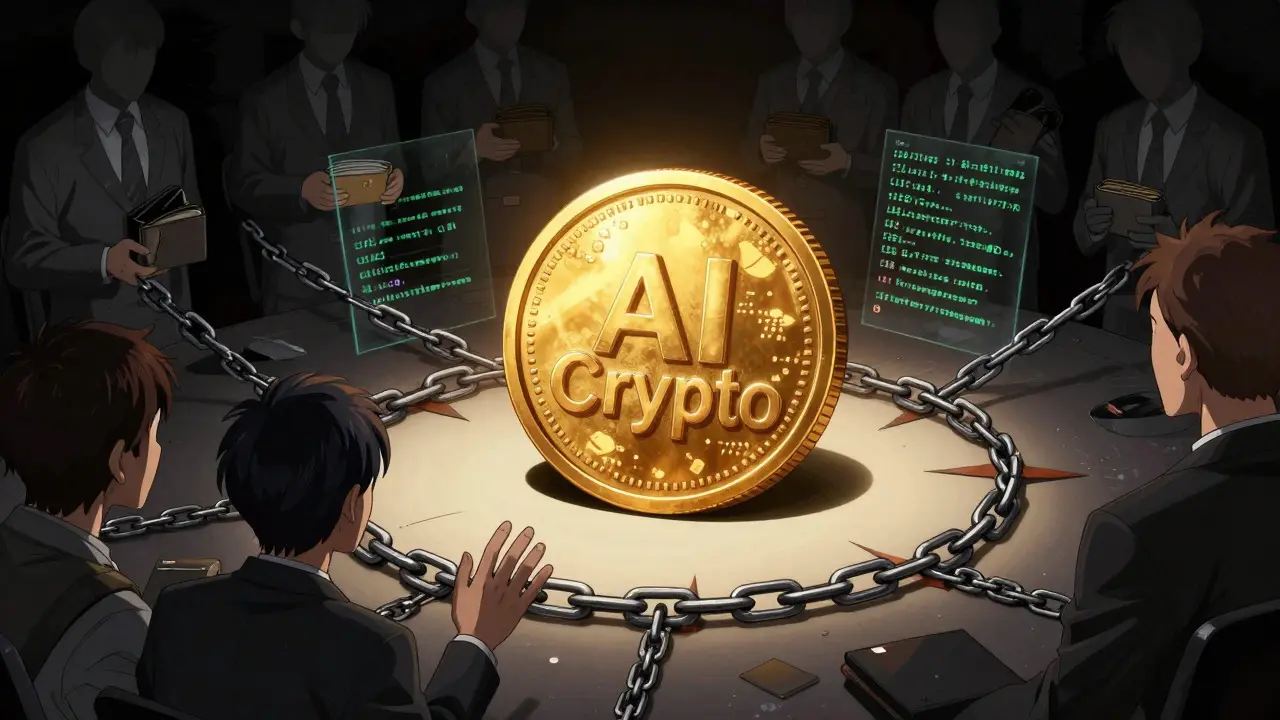 Anime illustration of a crypto honeypot trap with hidden dangers