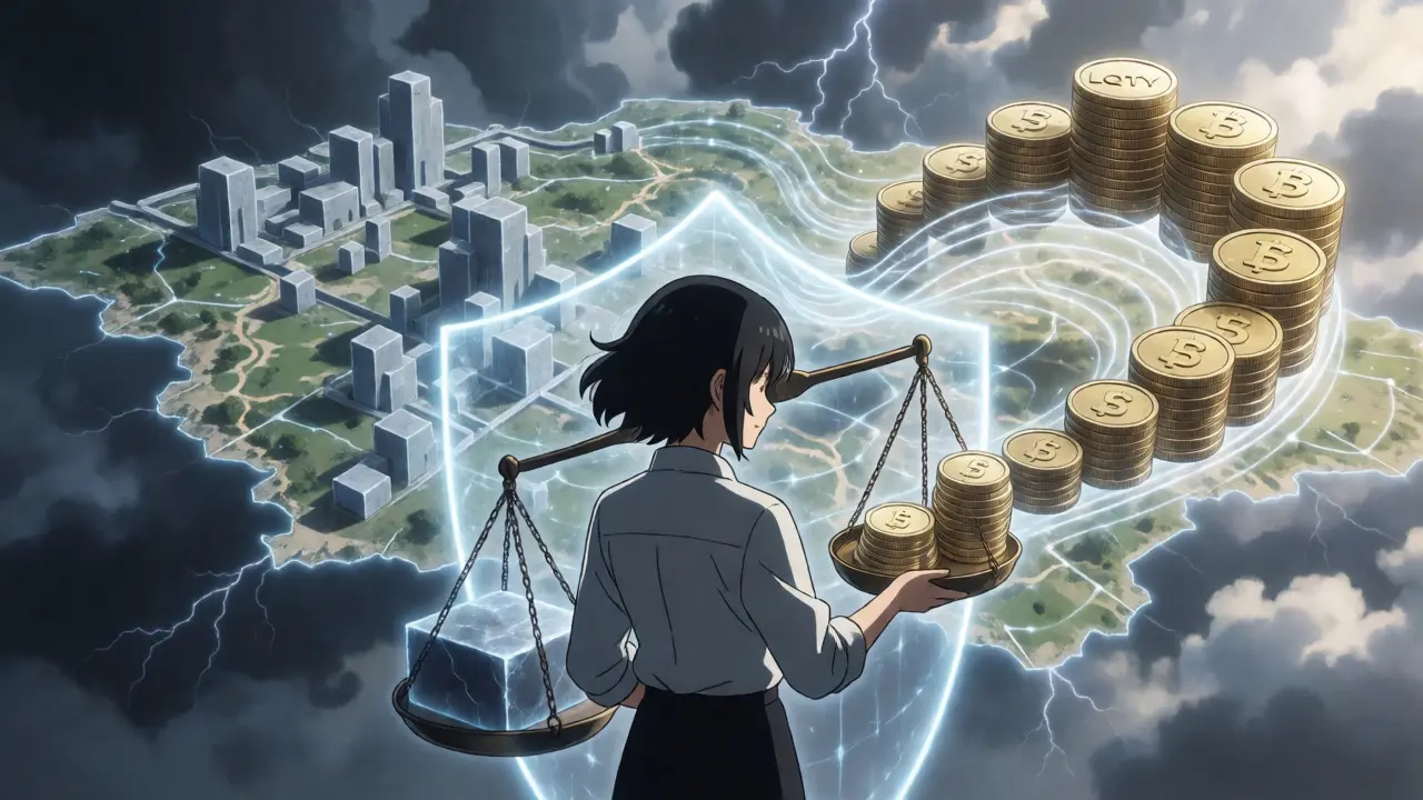 Anime strategist balancing ETH and LQTY tokens amidst market volatility