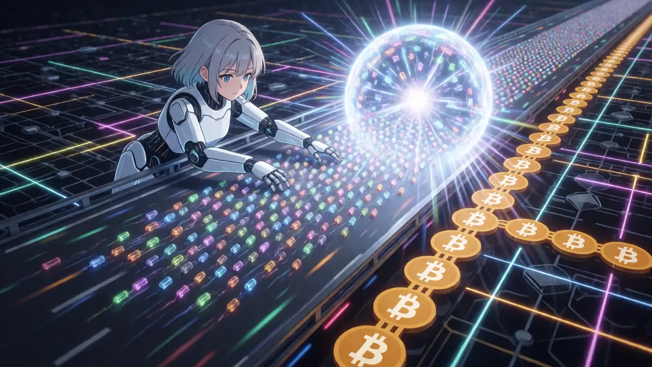 Anime style ZK rollup bundling transactions on a fast lane