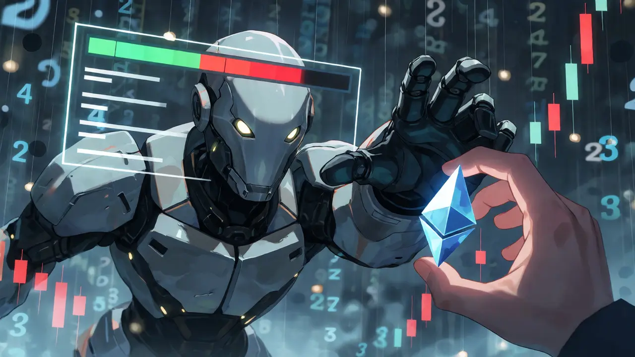 Liquidation bot seizing collateral as health bar drops