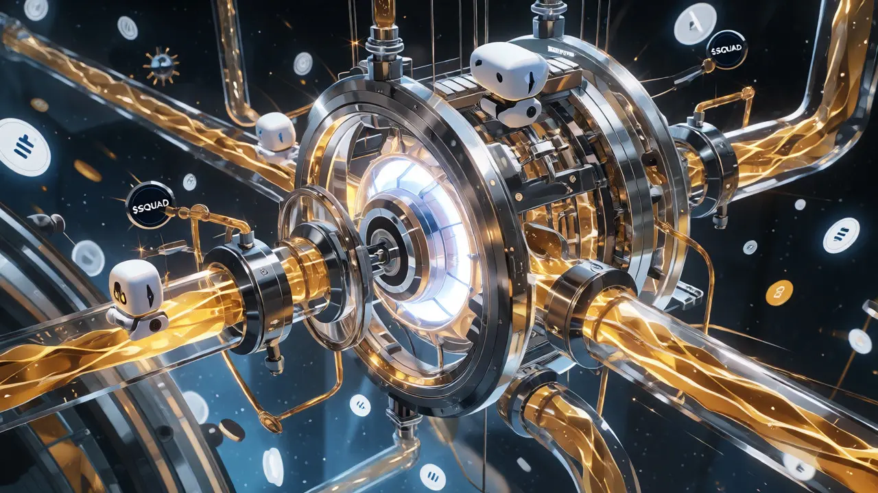 Mechanical Smart Router system managing crypto liquidity flows